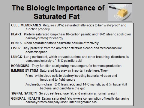 Saturated Fat Good
