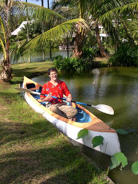 Michael in Canoe