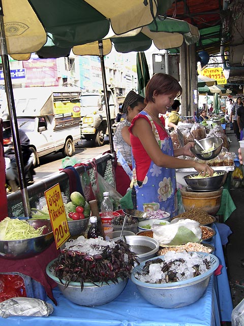 Green Papaya Salad Vendor