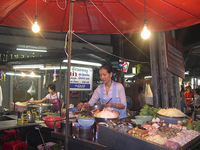 Night Street Food Stall